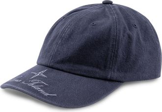 SUPREME x Stone Island denim 6-panel cap - unisex - Cotton - One Size - Blue