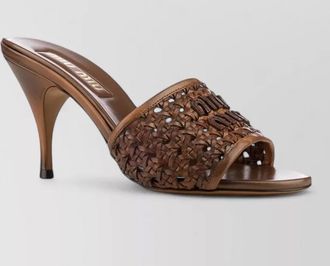 Miu Miu leather mules