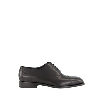 Manolo Blahnik Witney Oxfords - Heren - Nette schoenen - Zwart - 41 EU - Katoen - Schoenen