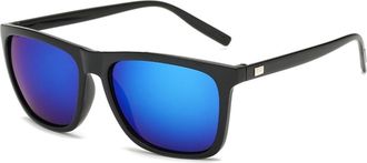 Generic Woman Outdoor Driving Sunglasses Commuter Men Vacation Decorative Sun Glasses(Blue)