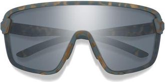 Smith Bobcat 135mm ChromaPop Shield Sunglasses in Flint/Tarmac Tortoise/Slate at Nordstrom