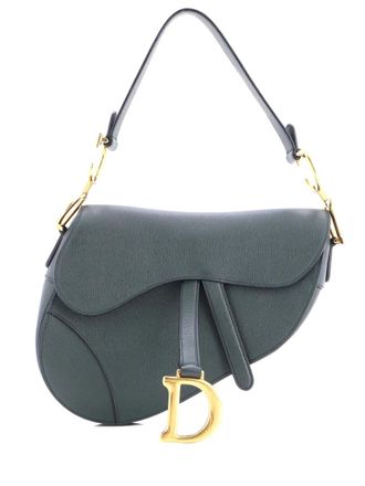 Dior Saddle Handbag Leather Medium shoulder bag - women - Calf Leather/Leather - One Size - Green
