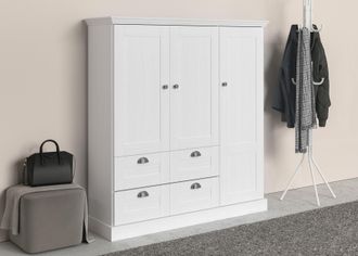 HOME AFFAIRE Wäscheschrank »Motala« B/H/T ca. 133x120x35, mit 2 grosse Schubladen, Breite 122 cm, Höhe 130 cm