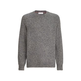 Brunello Cucinelli Virgin Wool, Silk And Cashmere Chin&eacute; Sweater