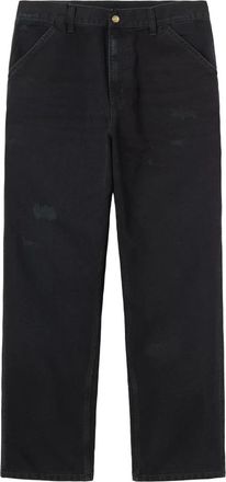 Carhartt Work in Progress Carhartt Wip, Straight Jeans, male, Black, Size: W31 Single Knee Pant