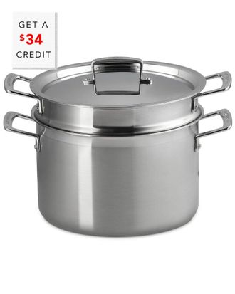 LE CREUSET Classic Pasta Pot With Colander Insert With $34 Credit
