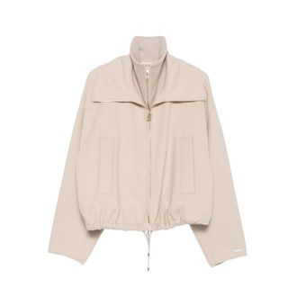 Sportmax Chaqueta Bomber Emiro - Jackets - Mujer - Beige - S