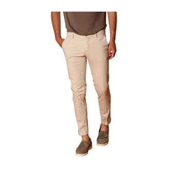Mason's Broeken, Heren, Beige, L, Katoen, Slim Fit Chino Broek Licht Beige