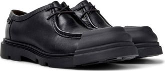 Camper Junction Cap Toe Penny Loafer in Black Black at Nordstrom, Size 39