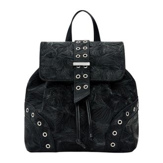 Desigual Backpacks, female, Black, Size: ONE SIZE Moonstone Prisa Shor Backpack