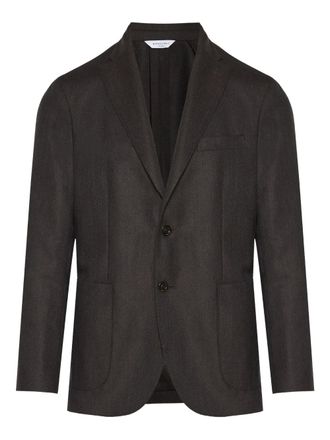Boglioli notched lapel pocket jacket - Brown