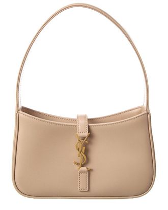 Saint Laurent Le 5 &Agrave; 7 Mini Leather Hobo Bag