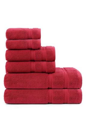 Tommy Hilfiger Harborside Terry Towel 6-Piece Towel Set in Bright Red at Nordstrom Rack