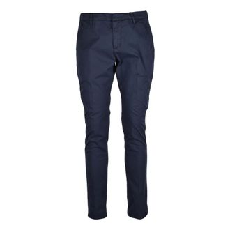 Dondup Heren, Broeken, Blauw, Maat: W30 Katoen