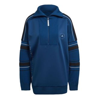 adidas (WMNS) adidas by Stella McCartney Knit Mix Pullover Blue HG1264