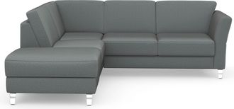Sit&more Ecksofa »Visby L-Form« Wahlweise mit Bettfunktion und Stauraum, frei im Raum stellbar