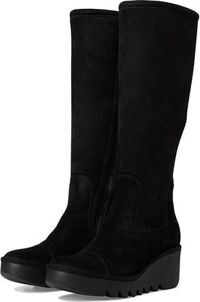 FLY London Budi603fly Womens Boots Black 1 : EU 40 (US Womens 9-9.5) M, Leather