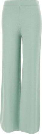 KANGRA Palazzo Broek - Dames - Straight fit broeken - Groen - S - Broeken