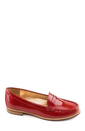 Marc Joseph New York East Village Patent Leather Penny Loafer in Red Patent at Nordstrom, Size 10.5