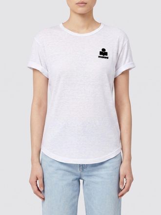 Isabel Marant T-shirts in lino con logo Isabel Marant Etoile