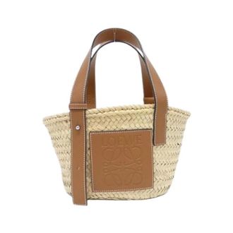 Loewe Pre-owned Tote Bags, female, Beige, Size: ONE SIZE Pre-owned Raffia Calf 2way Bag
