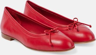 Manolo Blahnik Veralli Verona leather ballet flats