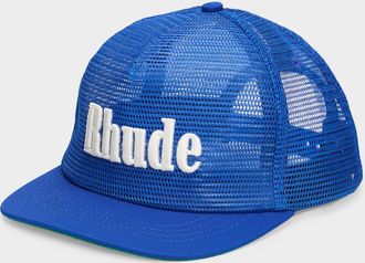 Rhude Men & apos;s Mesh Logo Baseball Cap