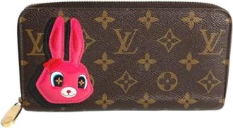 Louis Vuitton Pre-owned Wallets, female, Brown, Size: ONE SIZE Pre-owned Canvas Wallet