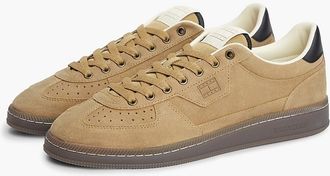 Tommy Hilfiger Mens Tommy Jeans Suede Court Sneaker - Dark Dune - US 11.5 / EU 45