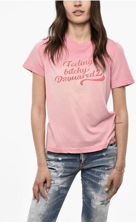 Dsquared2 Slim Fit Gradient Effect Crew-neck T-shirt size Xs