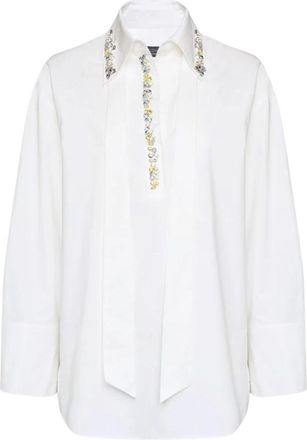 Elena Miro Camicia - Dames - Blouses - Wit - S - Overhemden