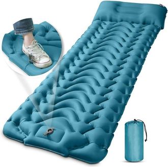 OEM Colch&oacute;n Ultraligero Autoinflable Para Camping, Grueso Con Almohada Plegable, Esterilla De Aislamiento T&eacute;rmico Para Tienda De Campa&ntilde;a
