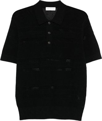 Dries Van Noten Mesh Polo Shirt By