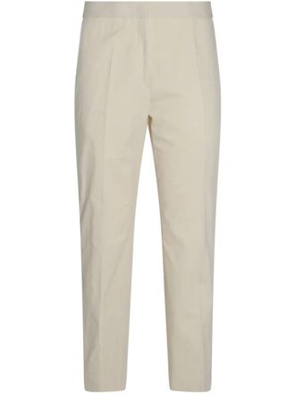 Jil Sander Broek met toelopende pijpen - Beige