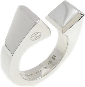 Herm&egrave;s Silver 925 Band Ring (Pre-Owned)
