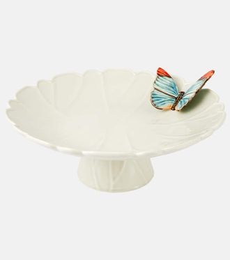 Bordallo Pinheiro Cloudy Butterflies cake stand by Claudia Schiffer