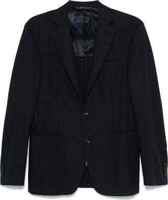 Canali Wollen blazer - Blauw