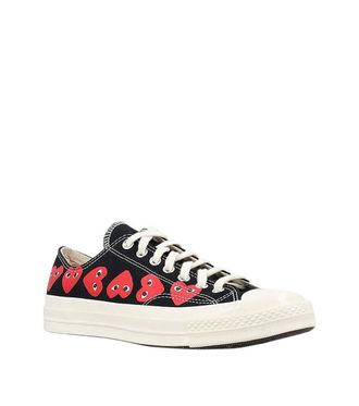 Comme Des Gar&ccedil;ons Black Printed Re-Edition Sneakers