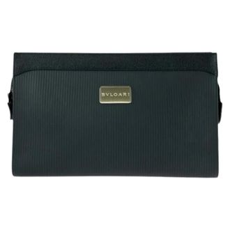 Bulgari Pre-owned Vintage Clutch Bag - Heren - Vintage Clutch - Zwart - ONE Size - Vintage