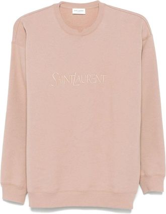 Saint Laurent Cotton Logo Sweatshirt