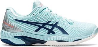 Asics Solution Speed FF 2 Clay 1042A134-403 Womens Blue Tennis Shoes GBNC1131