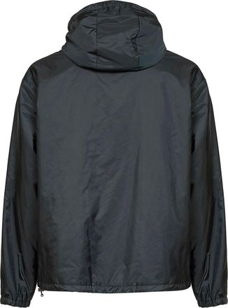 Prada Mens Jacket Re-Nylon Forest Green-Black Recycled Polyamide Bomber