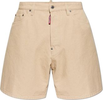 Dsquared2 Boxer Denim Shorts - Heren - Denim shorts - Beige - XL - Denim - Korte Broeken
