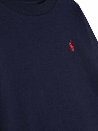 Polo Ralph Lauren Logo-Embroidered Cotton T-Shirt - Blue