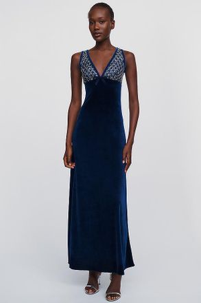 Saylor Serefina Velvet Midi Dress