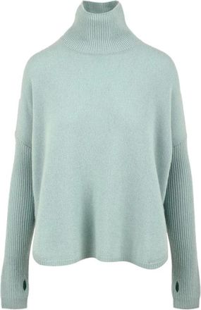 Notshy Groene Sweater Model 4102052C Areva - Dames - Coltruien - Groen - S/M - Truien & Vesten