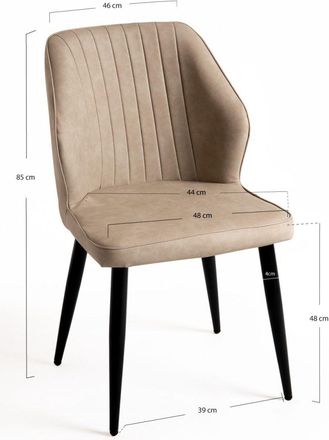Regalos Miguel Sillas Comedor - Silla Wenye - Beige