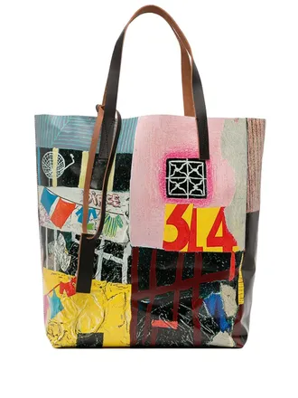 Marni 2010-2025 Printed PVC tote bag - Multicolore