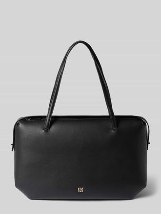 HUGO BOSS Henkeltasche in Leder-Optik Modell Meelo_Tote in Black, Gr&ouml;&szlig;e 1