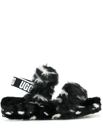 UGG Oh Year slippers met stippen - Zwart